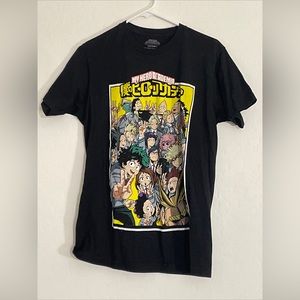My Hero Academia Graphic Tee Top Shirt by Funimation Medium Unisex